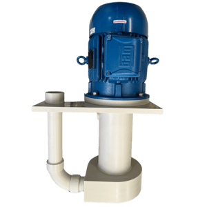 Surge plastic vertical immersible pump